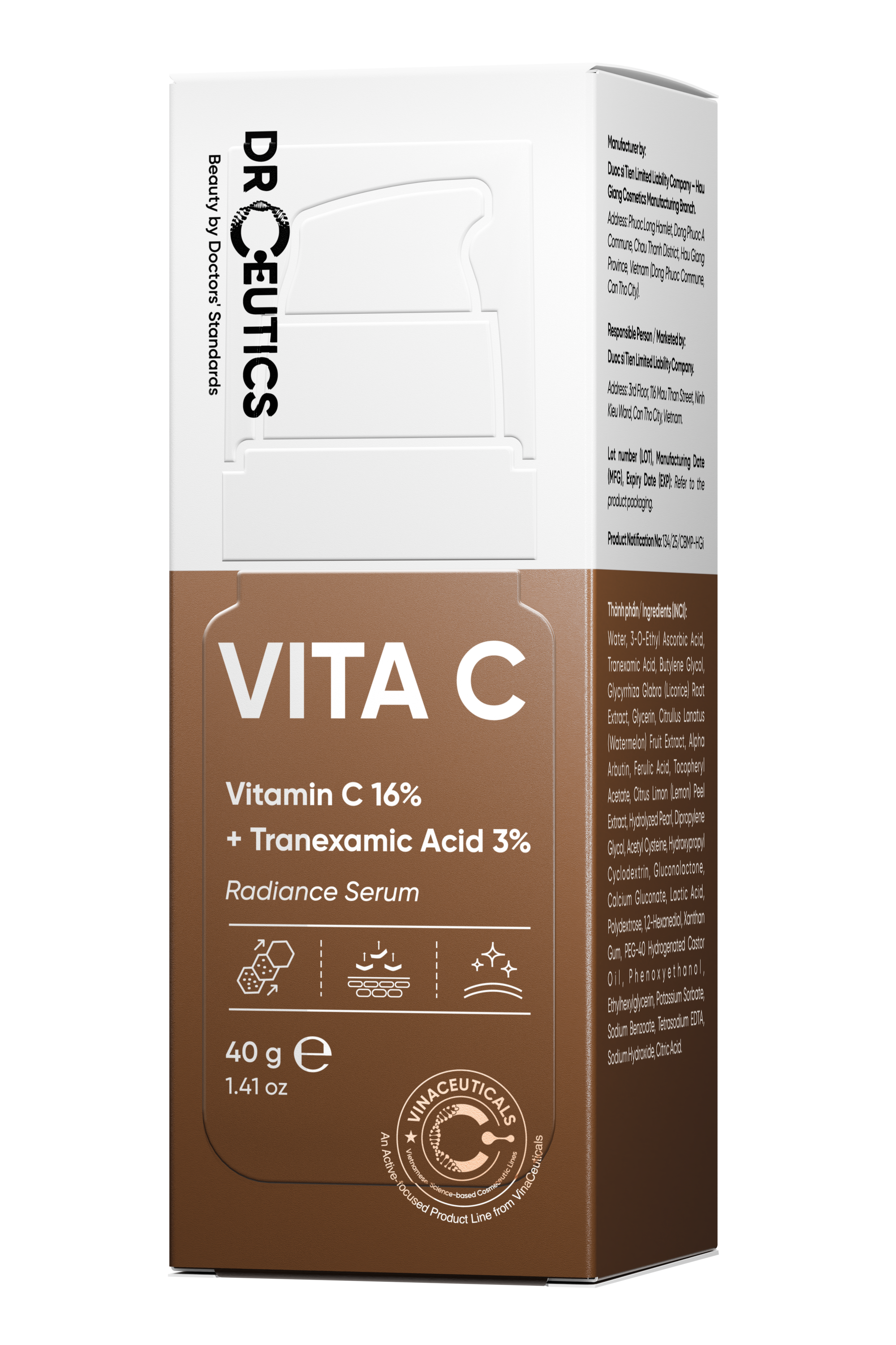 Vitamin C 16% + Tranexamic Acid 3% Radiance Serum 40g